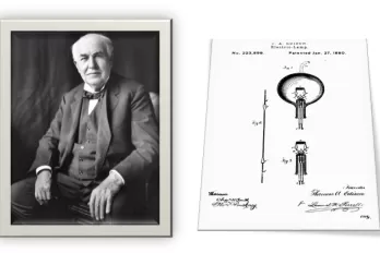Você sabia que Thomas Edison patenteou sua famosa invenção da lâmpada?